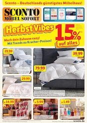 Haushaltsartikel im Sconto SB Prospekt in Schwerin Aktueller Sconto SB Prospekt mit Haushaltsartikel, "SSV 15% AUF ALLES", Seite 1