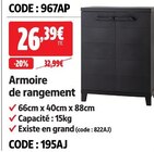 Promo Armoire de rangement à 26,39 € dans le catalogue Screwfix à Wasquehal