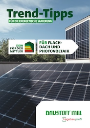 Aktueller Baustoff Mill Baumärkte Prospekt für Bessenbach: Trend-Tipps FÜR DIE ENERGETISCHE SANIERUNG mit 7} Seiten, 04.10.2024 - 13.10.2024