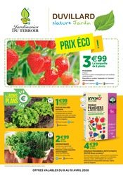Prospectus Jardineries & Animaleries Jardineries du terroir en cours à Ornex et alentours, "PRIX ÉCO !", 4 pages, 08/04/2026 - 18/04/2026 Catalogue Jardineries & Animaleries Jardineries du terroir en cours à Ornex et alentours, "PRIX ÉCO !", 4 pages, 08/04/2026 - 18/04/2026