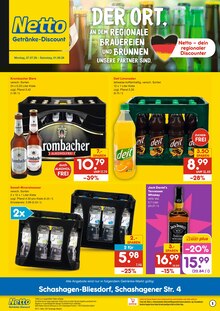 Netto Marken-Discount Prospekt DER ORT, AN DEM DU IMMER AUSGEZEICHNETE PREISE FINDEST. mit 2 Seiten
