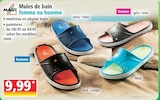 Mules de bain femme - Norma à Strasbourg Mules de bain femme en promo chez Norma Strasbourg à 9,99 €
