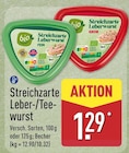 Streichzarte Leberwurst Fein von bio im aktuellen ALDI Nord Prospekt