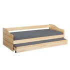 Lit Léonie naturel 90 x 190 cm en promo chez Carrefour Villeurbanne à 159,99 €