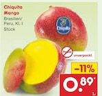 Mango im Angebot bei Netto Marken-Discount in Schweinfurt Mango Angebote von Chiquita bei Netto Marken-Discount Schweinfurt für 0,89 €