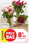 Bouquet de 20 roses en promo chez U Express Bouquet de 20 roses dans le catalogue U Express