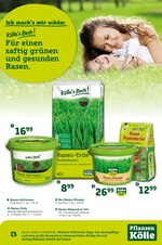 Pflanzen Kölle Prospekt "Für einen saftig grünen und gesunden Rasen.", 1 Seiten, für Ludwigsburg, 22.02.2020 - 28.02.2020 Pflanzen Kölle Prospekt "Für einen saftig grünen und gesunden Rasen.", 1 Seiten, für Ludwigsburg, 22.02.2020 - 28.02.2020
