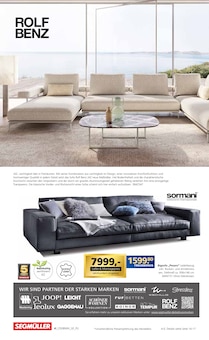 Couch im Segmüller Prospekt "Wohndesign - Inspirierende Ideen für ihr Zuhause" mit 20 Seiten (Ulm)