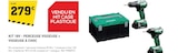 Tout Faire Mauvezin - Promo Kit 18V - Perceuse Visseuse + Visseuse à Choc Promo Kit 18V - Perceuse Visseuse + Visseuse à Choc à 279,00 € dans le catalogue Tout Faire à Mauvezin