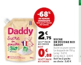 Sucre en poudre Bio - Daddy dans le catalogue U Express