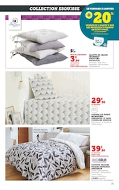 Promos Couette Polaire dans le catalogue "Le Blanc À PRIX BAS" de Super U à la page 21