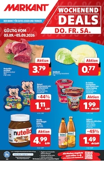 Nutella im Markant Nordwest Prospekt "DER MARKT FÜR GUTES ESSEN UND TRINKEN" mit 12 Seiten (Lippstadt)