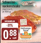 E center Kempen - Schweinenackensteaks mariniert Angebot im Prospekt Schweinenackensteaks mariniert bei E center im Kempen Prospekt für 0,88 €