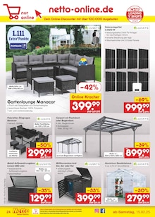 Gartenhaus im Netto Marken-Discount Prospekt "Aktuelle Angebote" mit 65 Seiten (Mannheim)