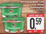 Milder Rahmjoghurt von Berchtesgadener Land im aktuellen EDEKA Prospekt für 0,59 €