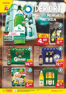Bier im Netto Marken-Discount Prospekt "Aktuelle Angebote" mit 51 Seiten (Lahr (Schwarzwald))
