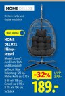 Hängesessel Modell 'Loma' von HOME DELUXE im aktuellen Lidl Prospekt für 189,00 €