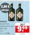 Aktuelles Needle Blackforest Distilled Dry Gin Angebot bei Getränke Quelle Weydringer in Hannover ab 9,99 €