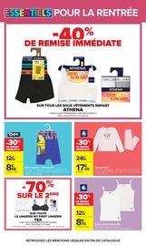 Promos Vêtements dans le catalogue "L'ÉTÉ À LA PLAGE, LA RENTRÉE À LA PAGE." de Carrefour Vêtements en promo dans le catalogue Carrefour à la page 50