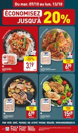 Poulet Angebote im Prospekt "PROPRETÉ ILLIMITÉE JUSQU'À -68% SUR LE 2ÈME" von Aldi auf Seite 4
