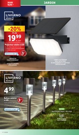 Promos Lampe Solaire LED dans le catalogue "Lidl" de Lidl à la page 4