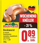 Bockwurst von Bauern Gut im aktuellen E center Prospekt