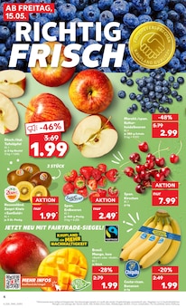 Bananen im aktuellen Kaufland Prospekt (Potsdam) Bananen im Kaufland Prospekt "KNÜLLER" mit 61 Seiten (Potsdam)