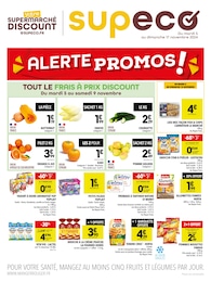 Catalogue Discount Alimentaire Supeco en cours à Morestel et alentours, ALERTE PROMOS !, 2 pages, 05/11/2024 - 17/11/2024