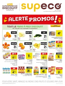 Prospectus Supeco à Boisdinghem, "ALERTE PROMOS !", 2 pages de promos valables du 05/11/2024 au 17/11/2024