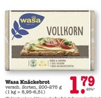 Knäckebrot Vollkorn Angebote von Wasa bei E center Heidelberg für 1,79 €
