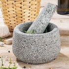 Granitmörser mit Stößel Angebote bei Zimmermann Hannover für 5,00 €