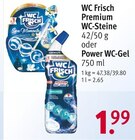 Premium WC-Steine oder Power WC-Gel Angebote bei Rossmann Frankfurt für 1,99 €
