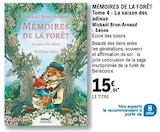 Mémoires de la Forêt Tome 4 - La saison des adieux - École des loisirs à 15,50 € dans le catalogue E.Leclerc