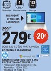 PC portable 17-CN0025NF - Hp en promo chez E.Leclerc Bastia à 279,00 €