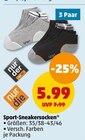 Aktuelles Sport-Sneakersocken Angebot bei Penny-Markt in Osnabrück ab 5,99 €
