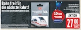 Geschenkkarte von Deutsche Bahn für 27,00 € bei E center im Angebot Geschenkkarte von Deutsche Bahn im aktuellen E center Prospekt