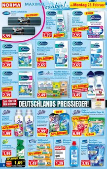 Waschmaschine im Norma Prospekt "Mehr fürs Geld" mit 20 Seiten (Würzburg)