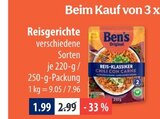 Suppen im V-Markt Prospekt Reisgerichte von Ben's Original im aktuellen V-Markt Prospekt für 1,99 €