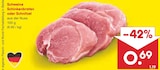 Schweine Schinkenbraten oder Schnitzel bei Netto Marken-Discount im Saalfeld Prospekt für 0,69 €