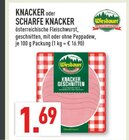 Aktuelle Mettwurst Angebote bei Marktkauf in Düsseldorf Aktuelles KNACKER oder SCHARFE KNACKER Angebot bei Marktkauf in Düsseldorf ab 1,69 €