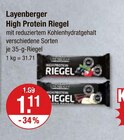 High Protein Riegel von Layenberger im aktuellen V-Markt Prospekt für 1,11 €