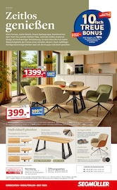 Aktueller Segmüller Prospekt mit Stuhl, "100 Jahre Segmüller Werkstätten", Seite 16