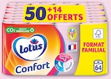 Papier hygiénique Confort X50 Rose Lotus - LOTUS à 16,42 € dans le catalogue Netto