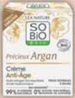 Crème anti-âge huile d'argan bio équitable peaux normales à sèches - SO'BIO ETIC dans le catalogue Intermarché