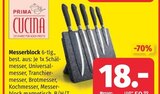 Messerblock von Prima Cucina im aktuellen Segmüller Prospekt für 18,00 €