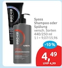 Shampoo oder Spülung Angebote von Syoss bei budni Buxtehude für 4,49 €