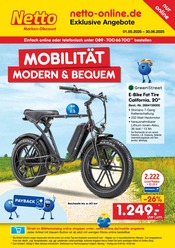 Fahrrad im Netto Marken-Discount Prospekt in Hagen Aktueller Netto Marken-Discount Prospekt mit Fahrrad, "netto-online.de - Exklusive Angebote", Seite 1