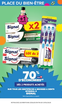 Promotion Signal dans le prospectus Carrefour, valable du 08/09/2026 au 21/09/2026 Promo Signal dans le catalogue Carrefour du moment à la page 21