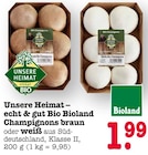 Champignons braun oder weiß bei E center im Nieder-Olm Prospekt für 1,99 €