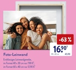 Foto-Leinwand von  im aktuellen ALDI SÜD Prospekt für 7,90 €